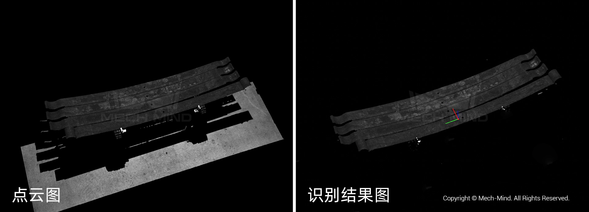 應用案例分享 | 3D視覺引導板簧熱處理上下料